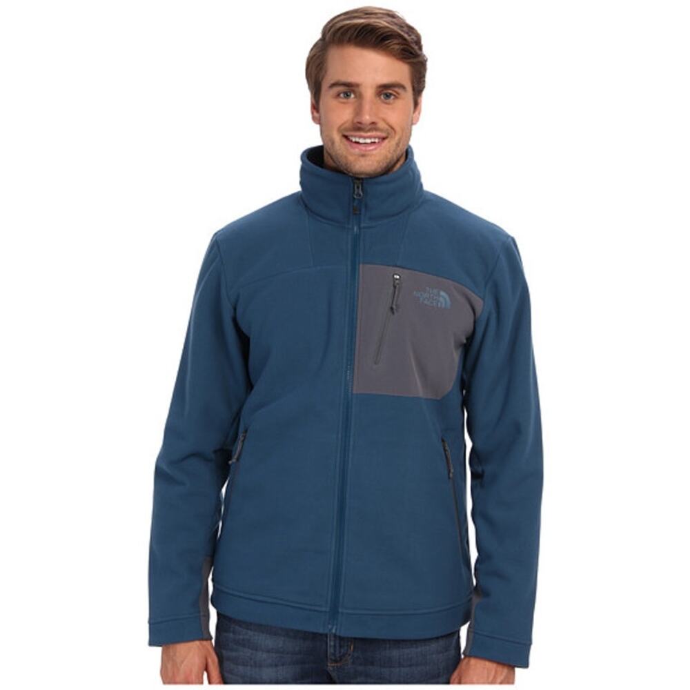 The North Face Denali Fleece Jacket Blue Full Zip Men’s Large TNF Pocket